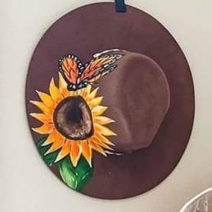 Hand Painted Cowgirl Hat